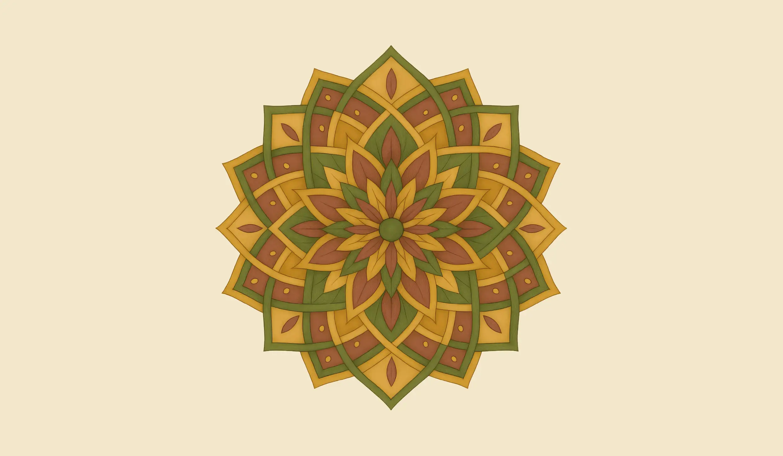 Mandala als symbool voor verbinding en bewustwording tijdens je eerste yogales