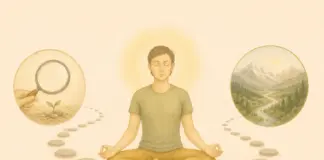 Van groot naar klein: stap voor stap toegroeien naar een getrainde geest met yoga soetra 1.40