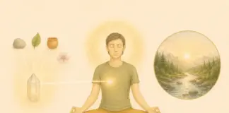 De geest als een helder kristal, gewoon door te oefenen volgens yoga soetra 1.41